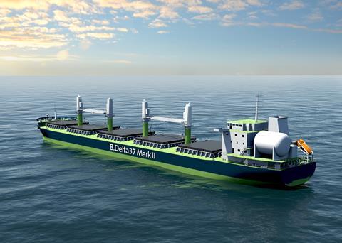 Deltamarin's LNG-fuelled bulk carrier design, BDelta37 Mark II