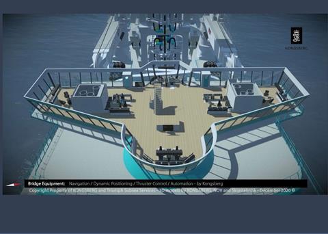 Triumph Subsea Services’ new FDV will represent a major technological shift for the subsea construction market Photo: Kongsberg Maritime