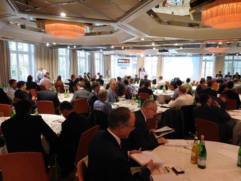 A packed auditorium at the Grand Elysee on the second day of Gas Fuelled Ships 2015