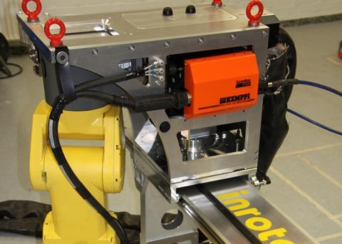 Kemppi and Inrotech have developed a robotic welding system for shipyards manufacturing blocks for ships