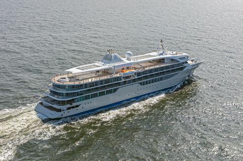 Dutch-built for the ‘high-end’ expedition cruise market, <i>Silver Origin</i> (credit: Silversea Cruises).