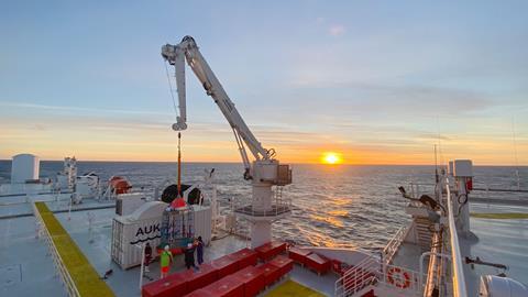 Aukra, a Norwegian-based cargo handling systems provider, supplied a tailor-made automated loading and unloading cargo system for Aker Biomarine’s new supply vessel, Antarctic Provider.