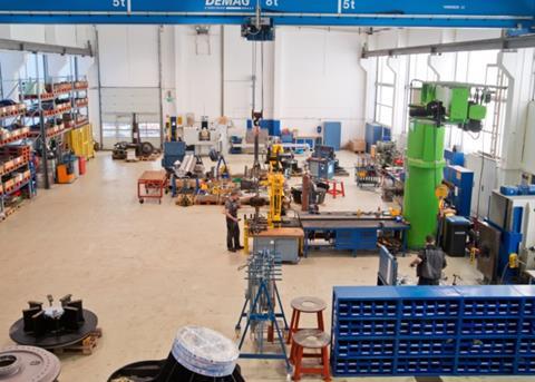 Schottel has over 2200 sqm for the repair of propulsion systems