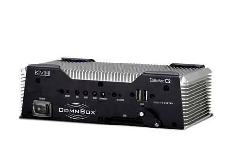 KVH's CommBox offers network management for commercial mariners via its two hardware options, the R8 and C2 (pictured)