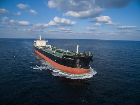 The Asphalt Splendor - the world's largest purpose-built asphalt carrier