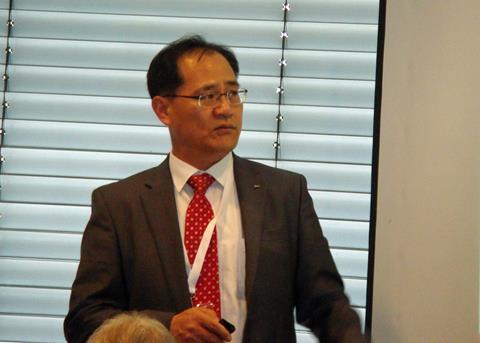 DSME's Odin Kwon explains the Green Ship concept at Nor-Shipping
