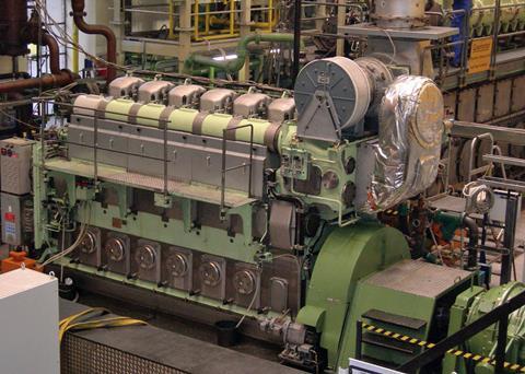 MAN four-stroke diesel on the test bed at Augsburg – possible irregularities may have occurred during handover and are being investigated