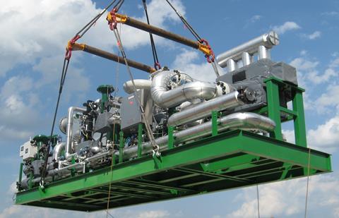 Echogen claims the use of its supercritical CO2 technology in combined cycle systems can boost gas turbine prime mover efficiency by over 50 percent. (Image courtesy of Echogen)