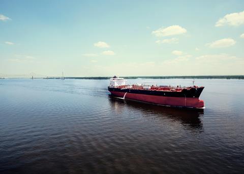 Crowley's 'Ohio' is the first of a new generation of LNG-ready tankers from Philly Shipyard for US domestic service