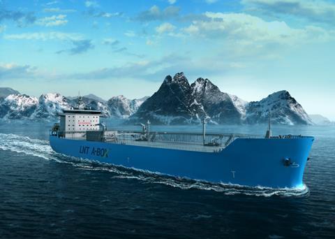 A new, prismatic Type A containment system, the LNT A-BOX, is being used for a newbuild LNG carrier in China