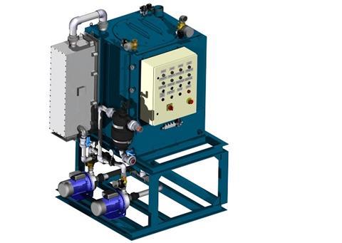 The new electrochemical wastewater treatment plant, Orca IV