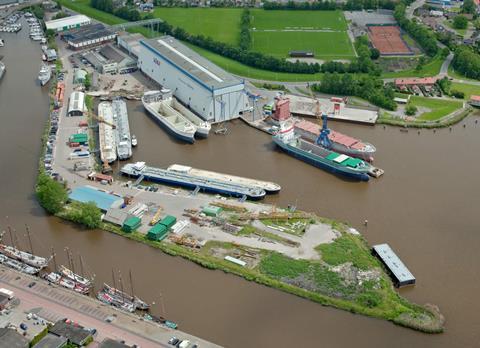The two 6,080dwt nThe two 6,080dwt newbuildings will be delivered from Bijlsma Shipyard at Lemmer in the Netherlands (pictured) between Q4 2021 and Q1 2022. (credit: Bijlsma Shipyard)ewbuildings will be delivered from Bijlsma Shipyard at Lemmer ...