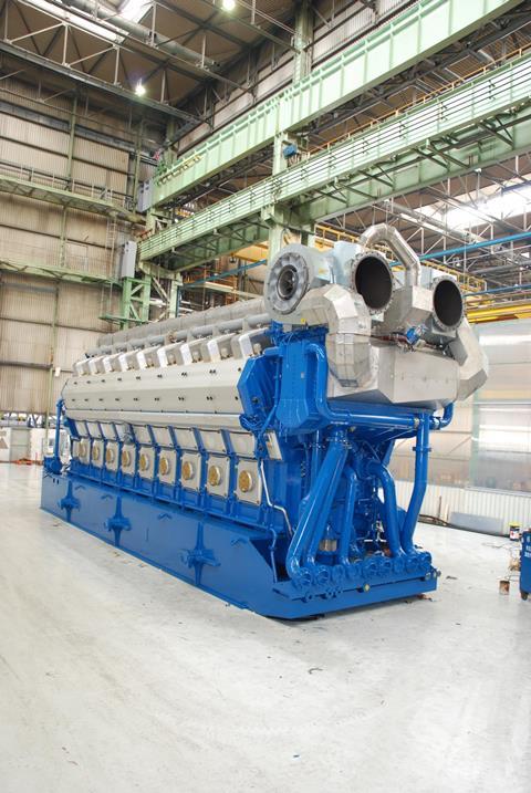 The Wärtsilä 50DF engine