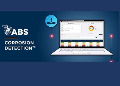 ABS’s corrosion detection tool uses machine learning to refine and improve its detection of corrosion Photo: ABS