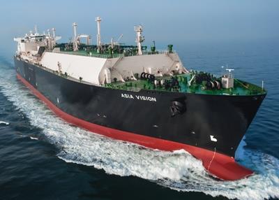 The Asia Vision - the ABS-classed vessel has carried the first export of LNG from the Sabine Pass LNG Terminal