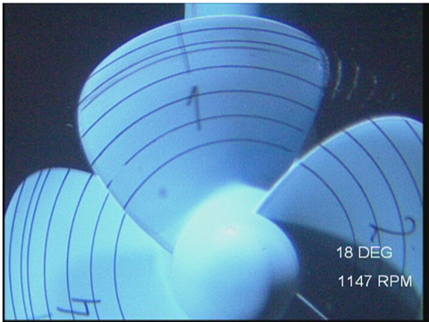 Vessels at risk for 'singing' are identified in the design process