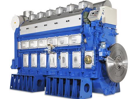 The Delivery Centre Trieste where discrepancies were found produces medium and high-speed engines including the 50DF, above
