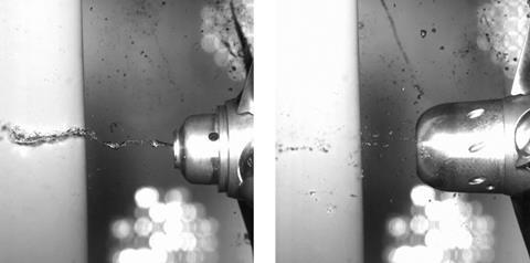 Conventonal hub vortex cavitation