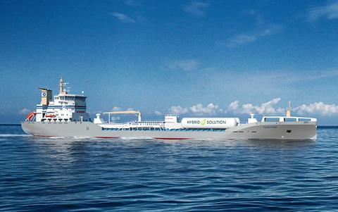 The 15,000 dwt chemical tankers will feature an energy storage system and shore power connections. (Image: Terntank)