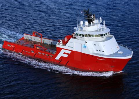 Farstad has ordered two more UT 731 CD AHTS similar to the 2009 built ‘Far Sagaris’