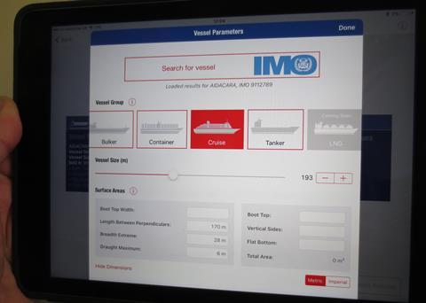 Intertrac Vision: Now calculating coatings ROI for cruise ships