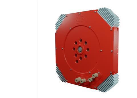 The Infinitum motor, which features printed circuit boards as the stator, was developed for fan and pump applications.
