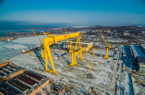 Zvezda Shipyard is at the centre of the Russian Federation's LNG carrier construction programme.