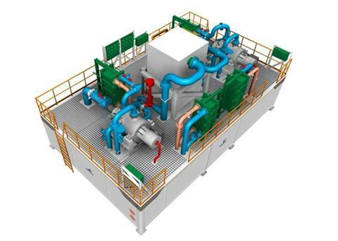 The Compact Reliq reliquefaction system can be installed on existing vessels without extensive modification requirements. (Image: Wärtsilä)
