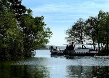 ‘Hjejlen’ sailing on the Silkeborg Lakes