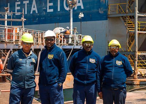 The safety team at EBH Namibia conducted a gap analysis of OHSAS standards as well as training and internal audits