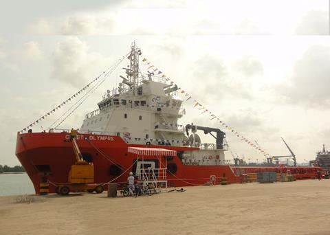 Recently-delivered AHTS 'Crest Olympus'