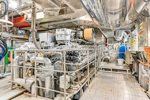 MTU’s 16-cylinder gas engine is unique in its power range (Image: MTU)