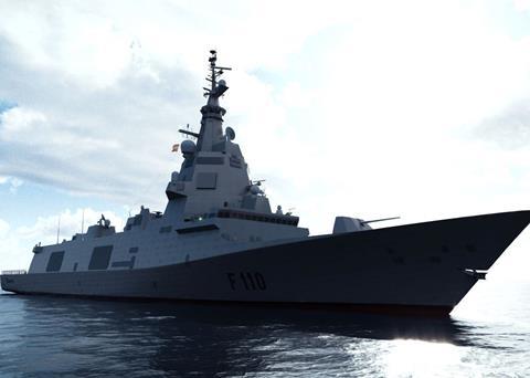 F110 frigate class vessel