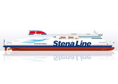 The new ro-pax ferries will feature engines capable of burning either methanol or LNG fuel