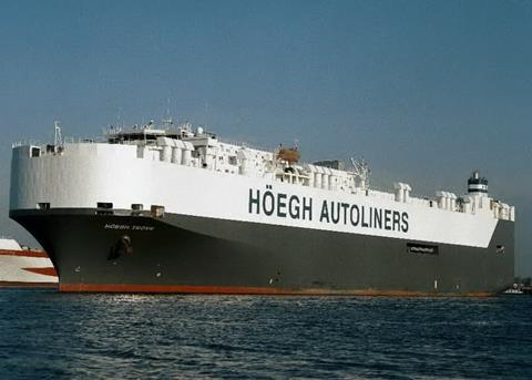 ‘Hoegh Trove’, first ship with a full OceanSaver BWT system