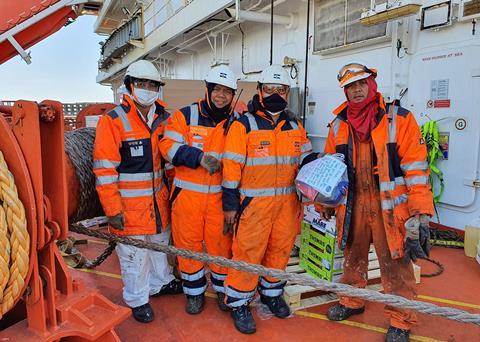 DNV took part in the The Mission to Seafarers' Flying Angel campaign and the development of the Happy-at-Sea App.