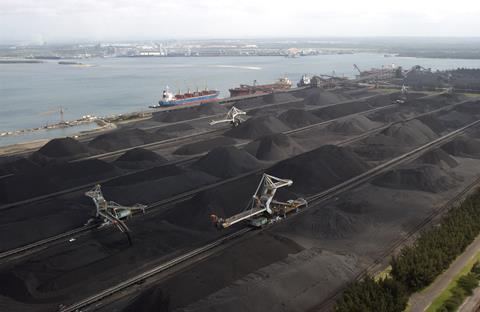South Africa could have a new ship-repair yard on land next to Richards Bay coal terminal seen here
