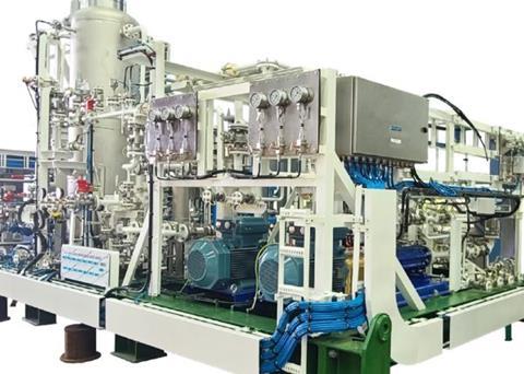 A picture of Babcock LGE's skid-mounted LPG FGSS.
