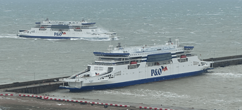 P&O Liberte off Dover (1)