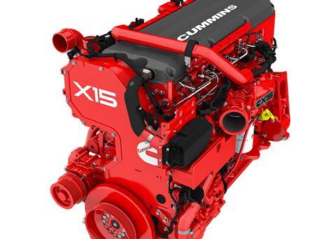 Cummins demonstrated Tula’s diesel Dynamic Skip Fire (dDSF) on a Cummins X15 HD Efficiency Series diesel engine. (Credit: Cummins)