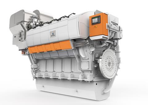 The dual-fuel variant of the new Wärtsilä 31 four-stroke has been proposed as a viable alternative to two-stroke engines for dry bulk carriers