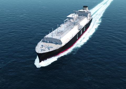 The six new 174,000 cbm LNG carriers destined for long-term charter to Shell will feature dual-fuel X-DF engines. (Image: Shell)