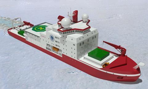 The Polar Research Institute of China ship will be fitted with two Azipod VI units
