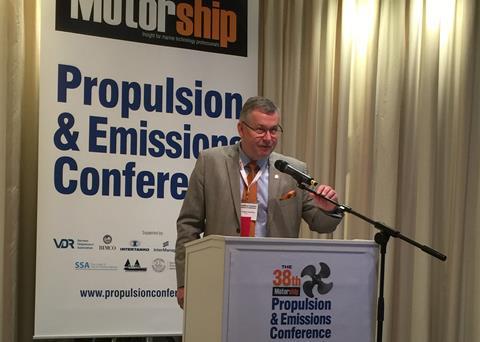 Lars Robert Pedersen, deputy secretary general of BIMCO, kept discussion on track on day two of the conference
