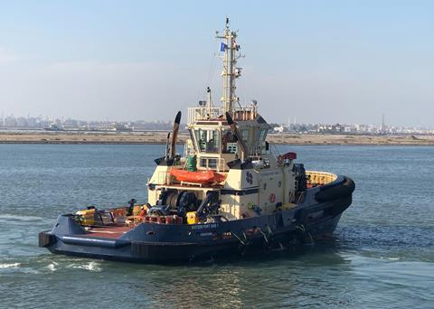 Svitzer ‘Port Said 1’ in operation Photo: Svitzer
