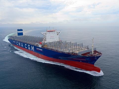 Eastern Pacific Shipping’s newbuilding, <i>Tenere</i>, which has just successfully passed gas trials with an ME-GI engine featuring a PVU (Pump Vaporizer Unit) and PBIV (Pilot Booster Injection Valve)  (Image courtesy of EPS)