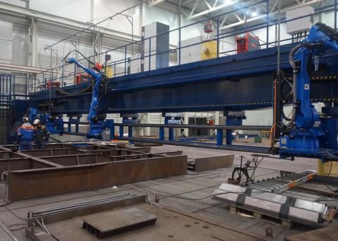 Automation has dramatically reduced welding times for Kleven, enabling a greater volume and complexity of projects