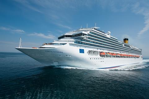 ‘Costa Favolosa’ running her sea trials (Courtesy of Fincantieri)
