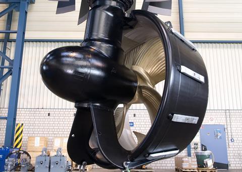 Schottel has refined its Rudderpropeller coating