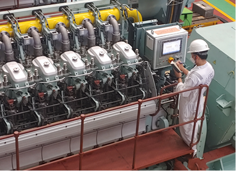 HHI-EMD announced its HiMECS engine control system had been successfully tested during the sea trial of a dual-fuel crude oil tanker. (credit: HHI)